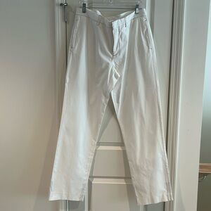 Off white, cotton Brunello Cucinelli pants. Size 54